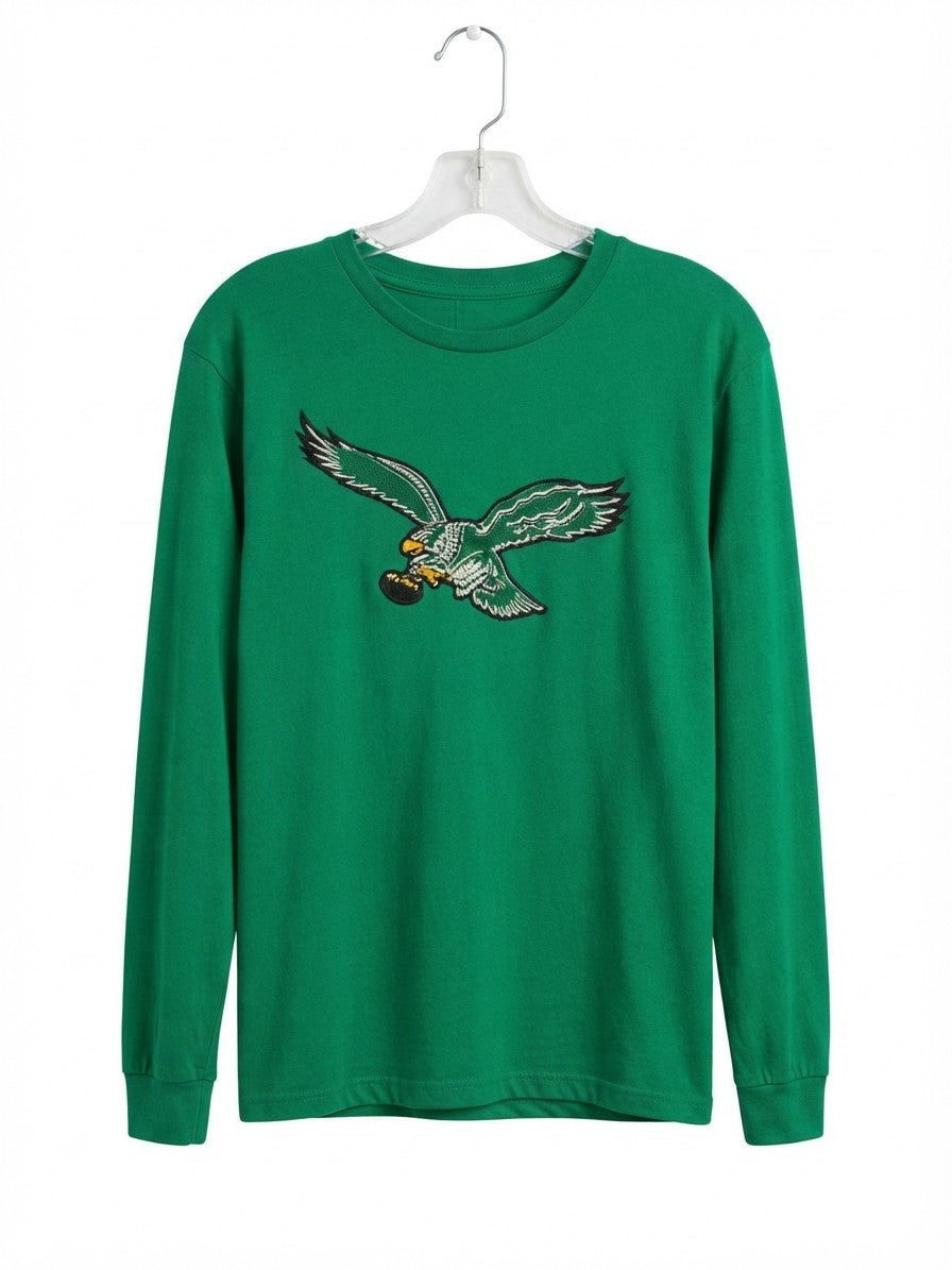'47 Brand Philadelphia Eagles Retro Logo Long Sleeve Youth