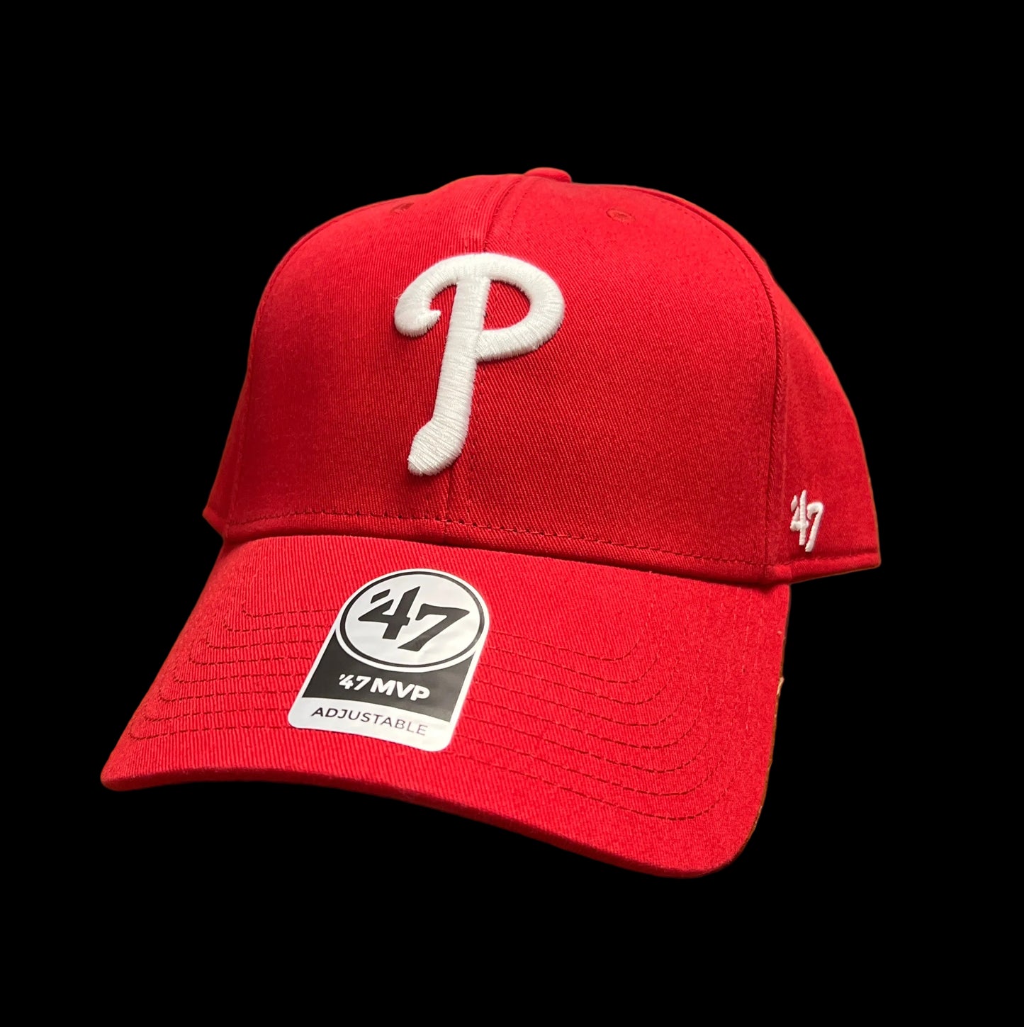 '47 Brand Philadelphia Phillies MVP Standard Logo Hat - One Size
