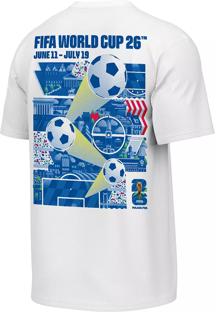 FIFA World Cup 2026 Philadelphia Poster T-Shirt Adult