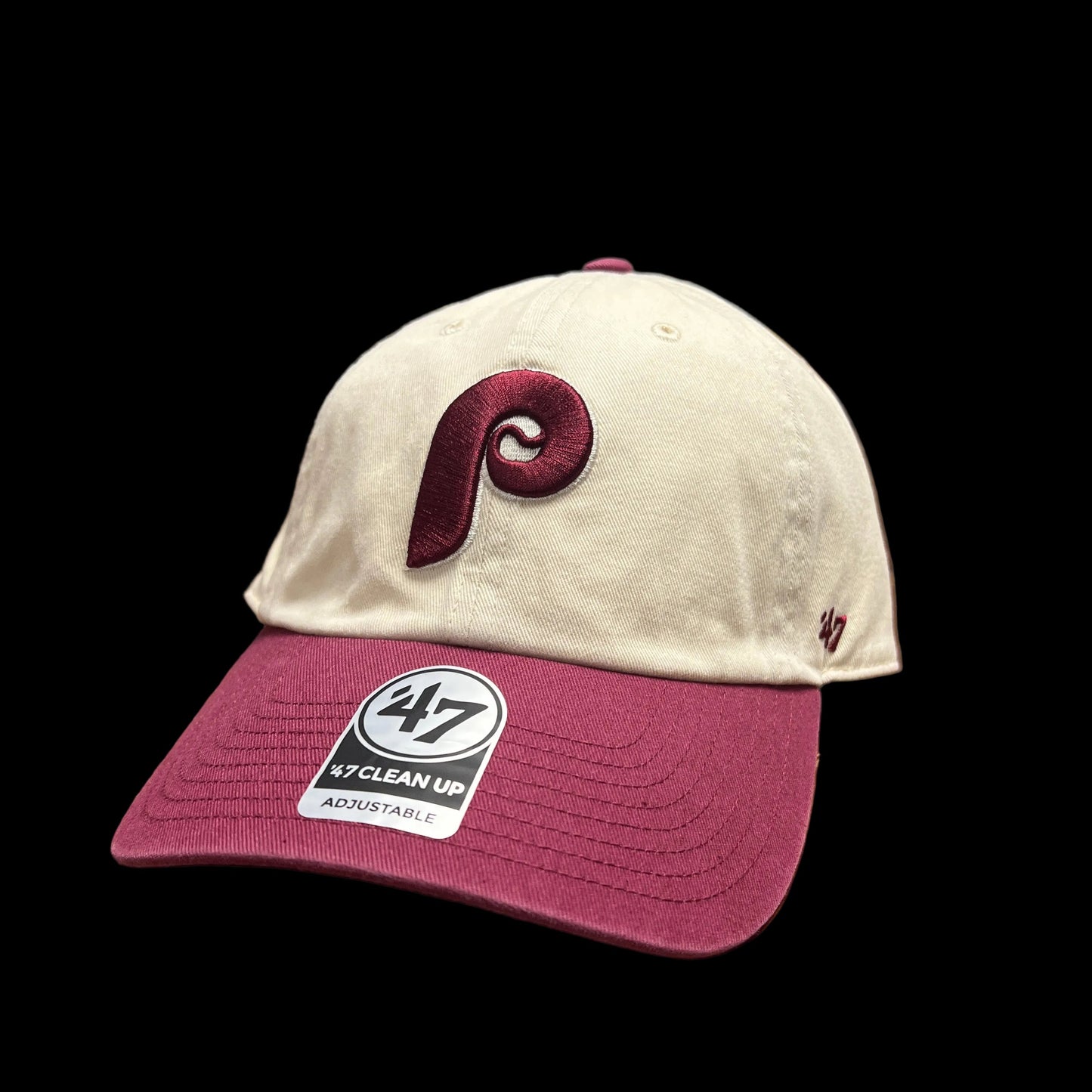 '47 Brand Philadelphia Phillies Clean Up Retro Logo Hat - One Size