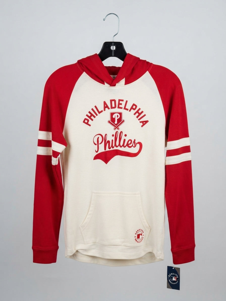 MLB Kids Phillies Knuckle Ball Hooded Long Sleeve