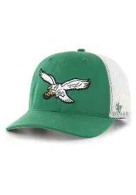 Kelly Green Philadelphia Eagles Historic Snap Back Hat