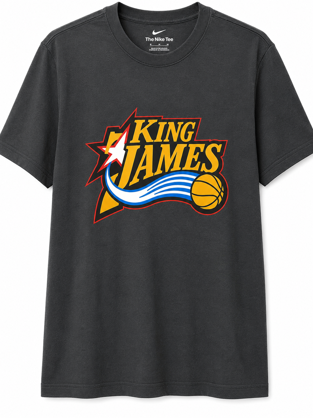 Nike Lebron James 'King James' Retro Philadelphia 76ers T-Shirt