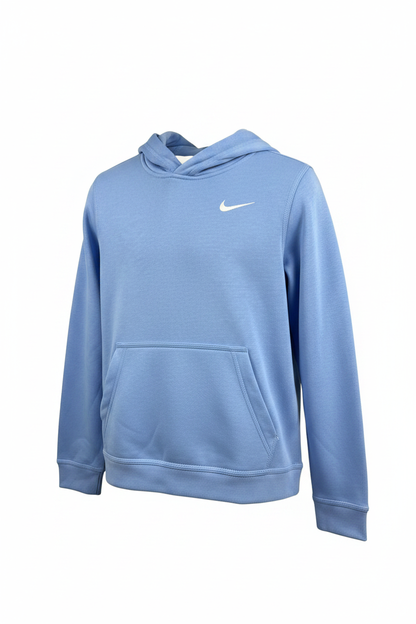 Light Blue Nike Hoodie - White Background