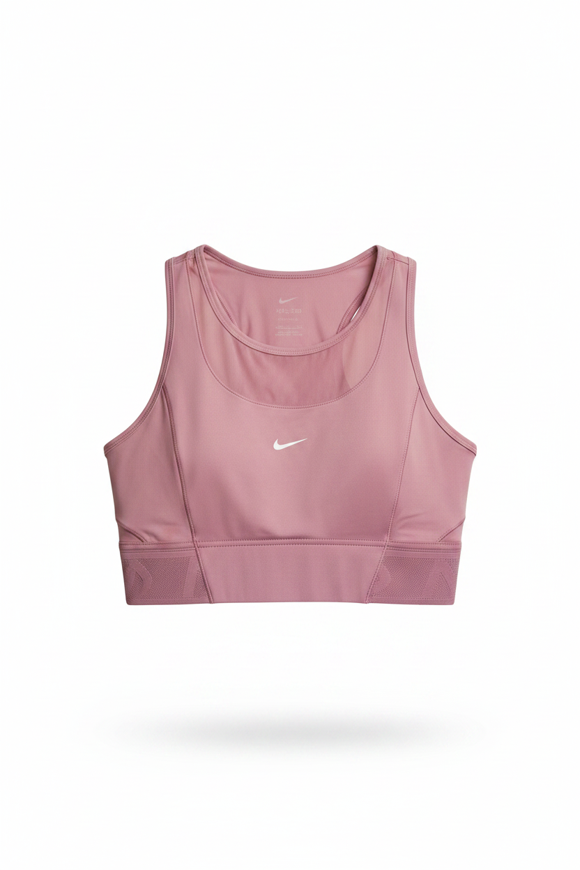 Pink Nike Sports Bra - White Background