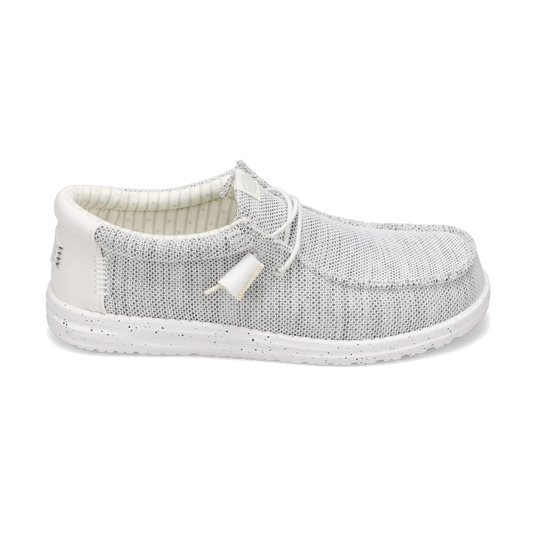 HEY DUDE WALLY STRETCH SOX - STORM WHITE