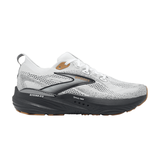M BROOKS GLYCERIN GTS 22 - WHITE/GREY/BLACK