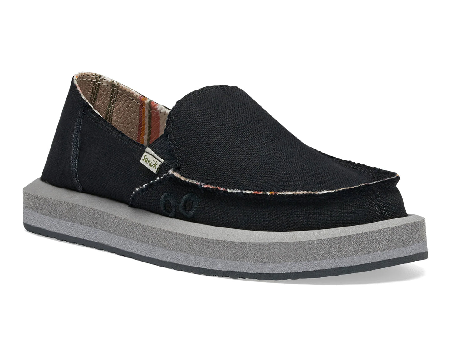 Sanuk Donna St Hemp Womens - Black