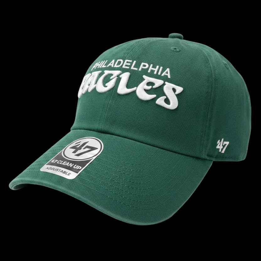 '47 Brand Philadelphia Eagles Historic Script Hat - One Size