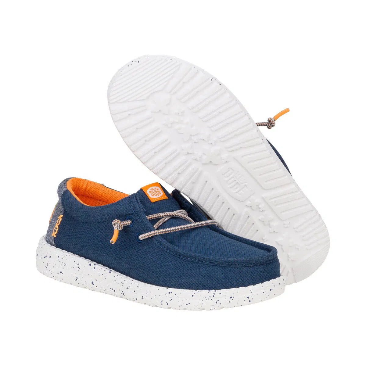 Hey Dude Wally Sport Grid Navy Youth