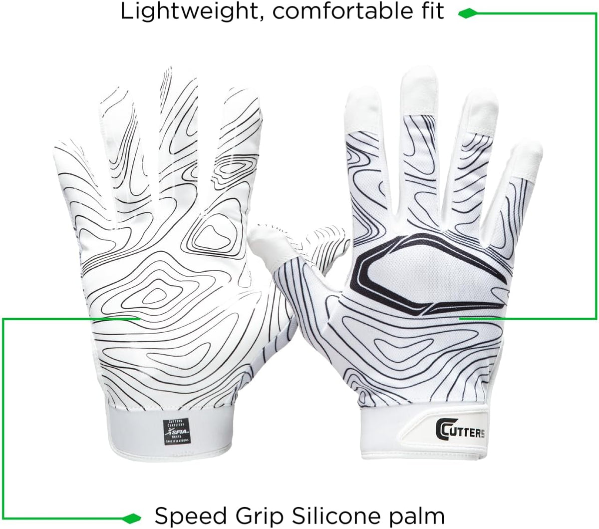 Cutters Game Day Football Gloves