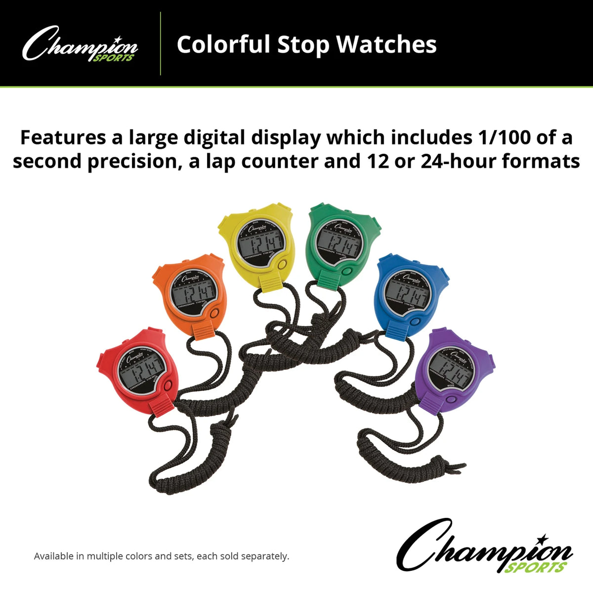 Champion Stopwatch Multicolor