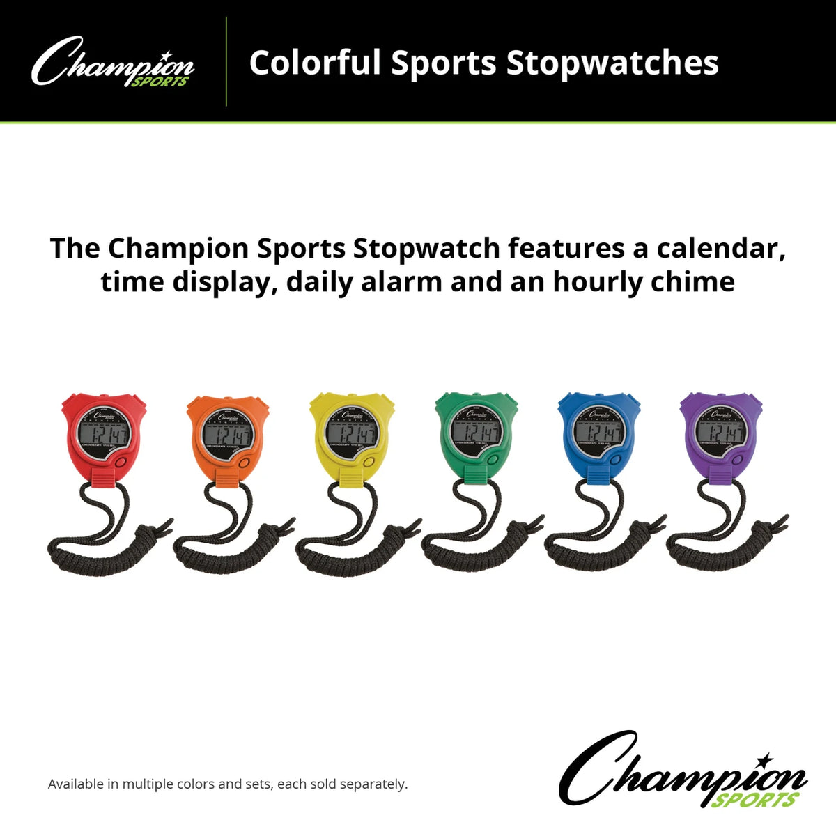 Champion Stopwatch Multicolor
