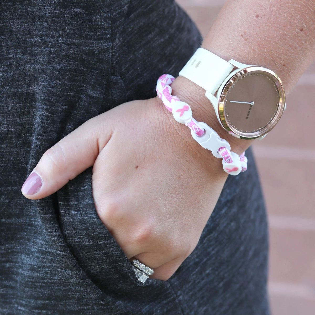 Breast Cancer Awareness Rope Bracelet  BCA