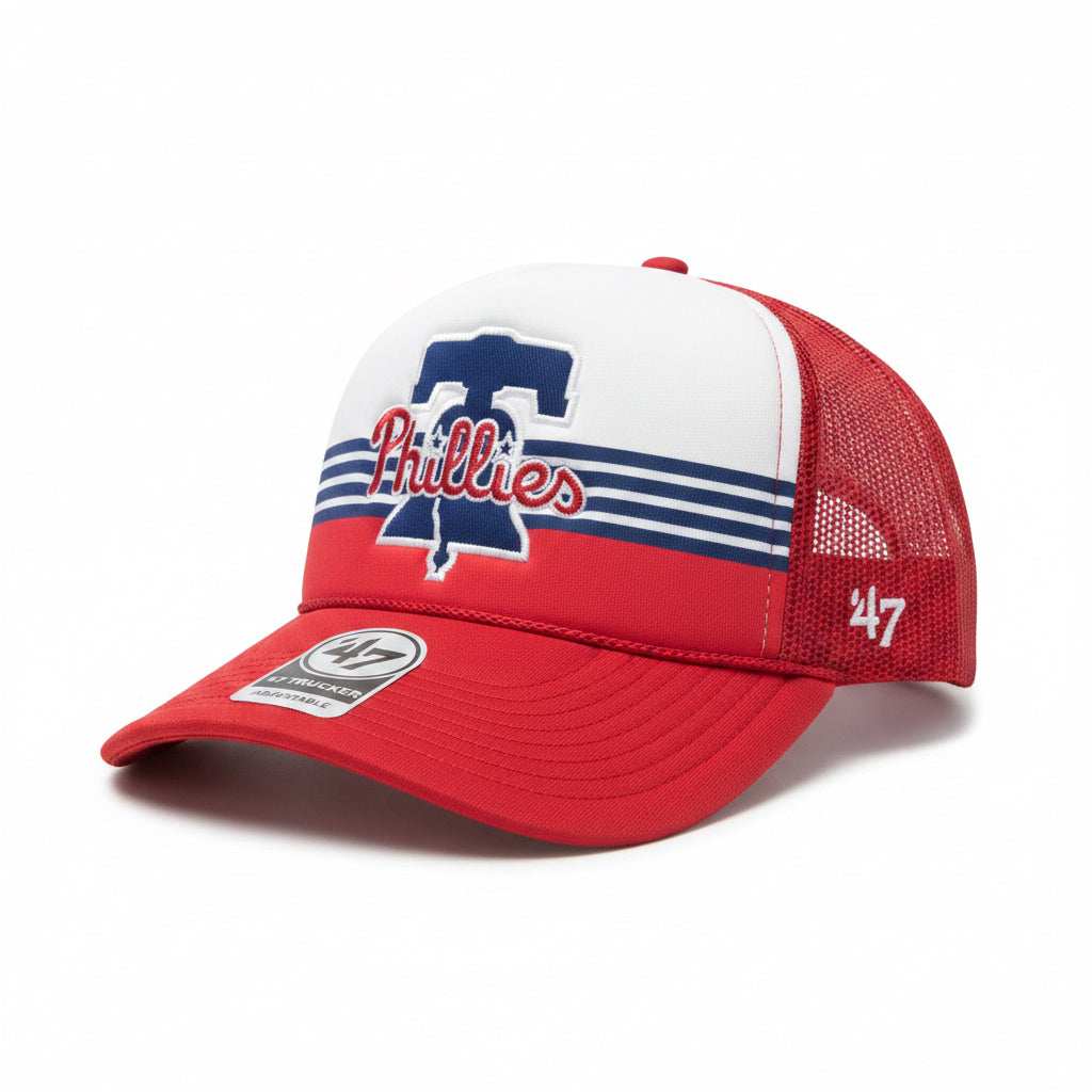 '47 Brand Philadelphia Phillies Trucker Patriotic Bell Hat - One Size