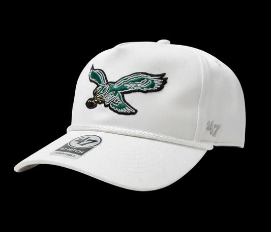 '47 Brand Philadelphia Eagles Historic Logo Braided Cord Hat - One Size