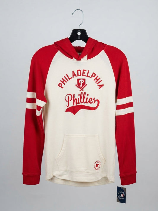 MLB Kids Phillies Knuckle Ball Hooded Long Sleeve