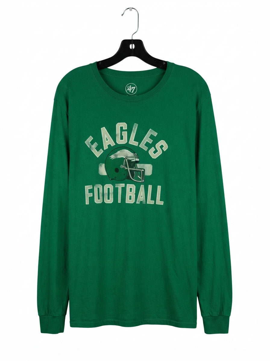 '47 Brand Philadelphia Eagles Helmet Long Sleeve