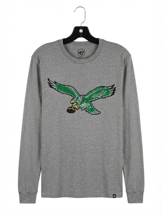 '47 Brand Grey Vintage Logo Long Sleeve
