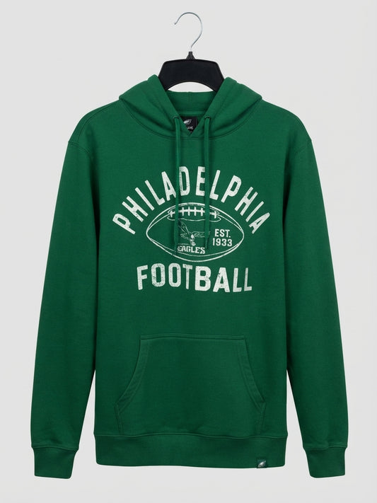 Philadelphia Eagles Outline Logo Kelly Hoodie
