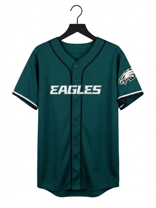Philadelphia Eagles Fashion Baseball Jersey Youth