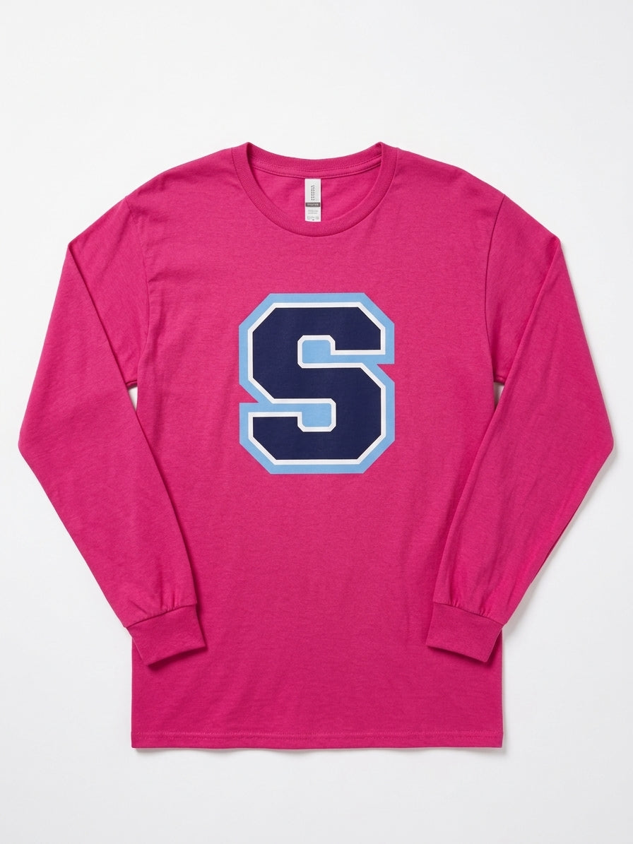 LRHSD Logo Pink Long Sleeve