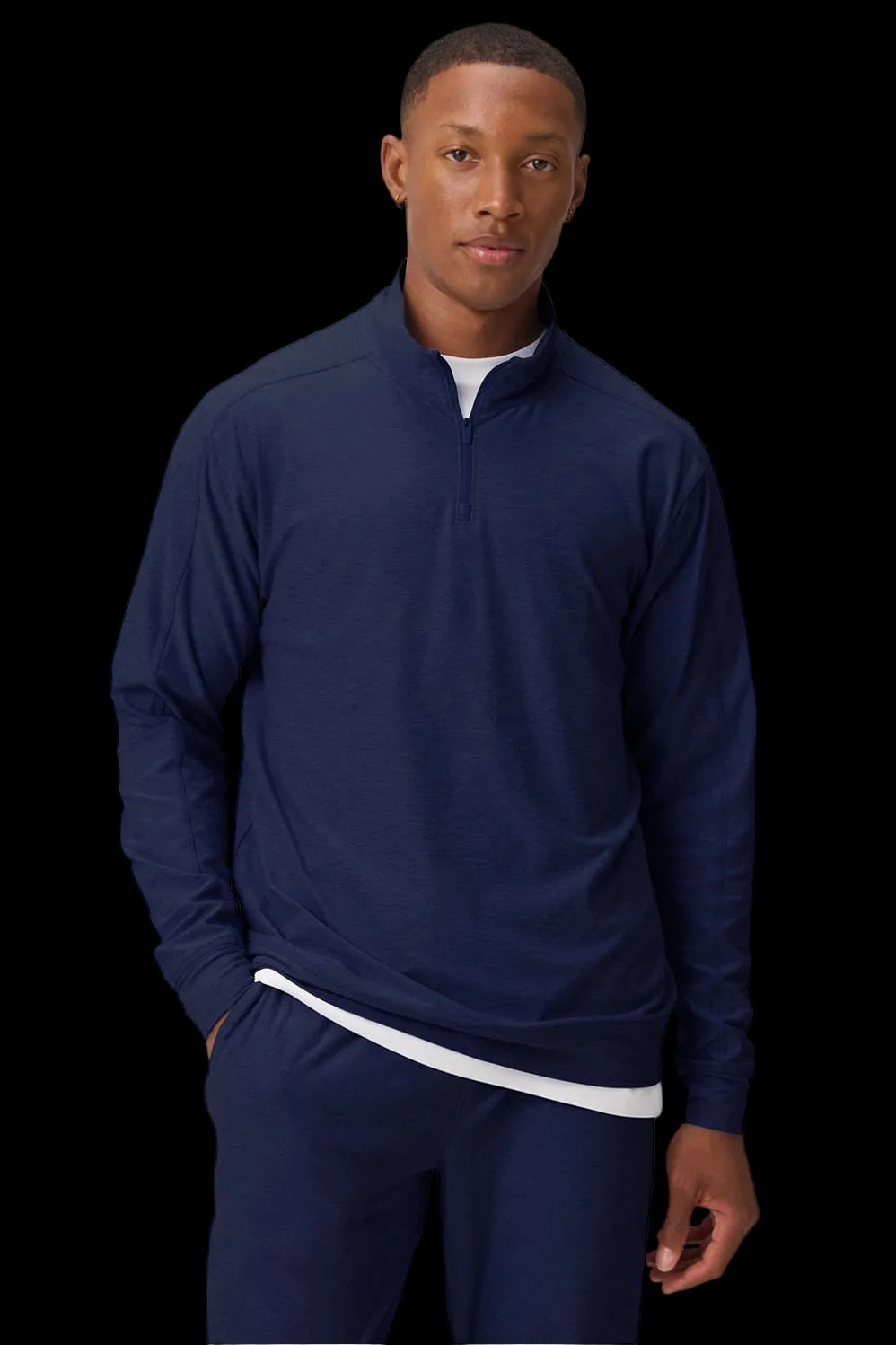 Fabletics Mens The Cloud Jersey Quarter Zip