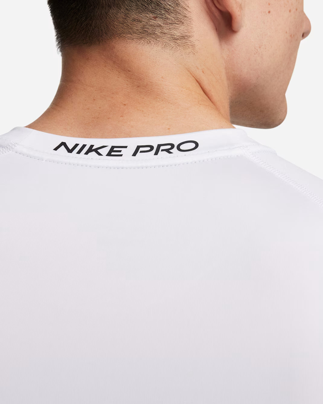 Nike Pro Dri-FIT Slim Short-Sleeve Top Mens - White/Black