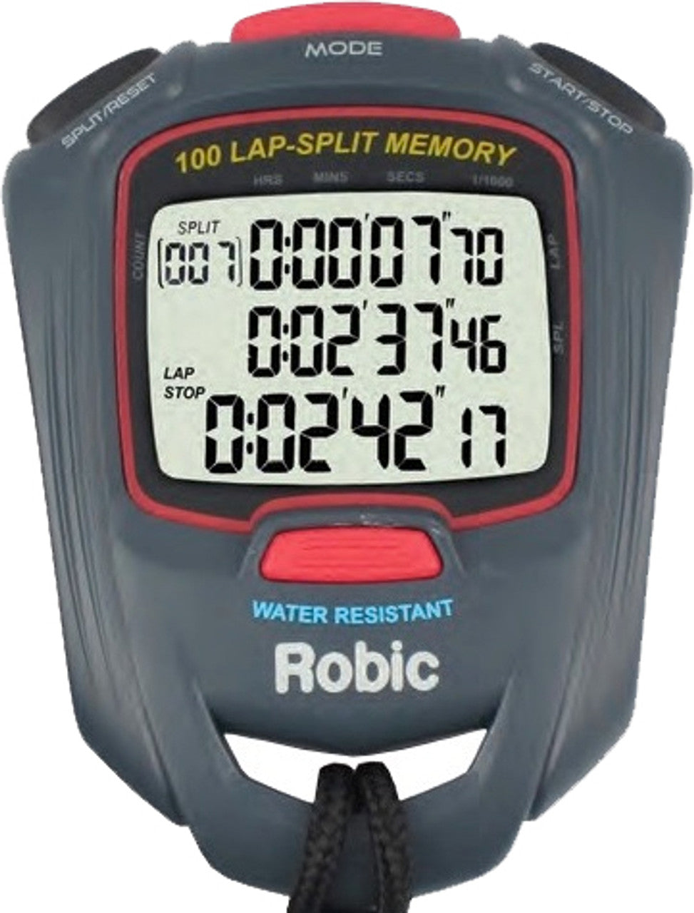 Robic 100 Dual Memory 3-Line Stopwatch