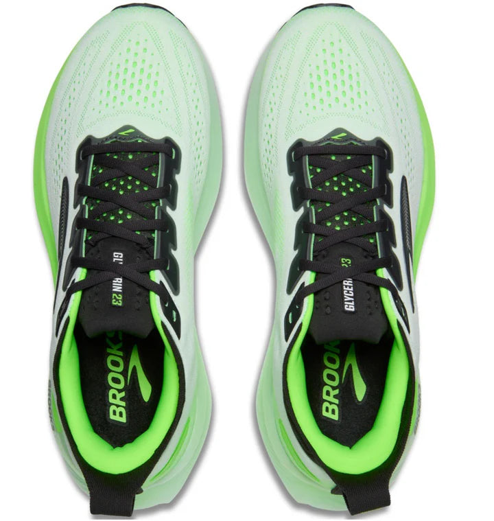 Brooks Glycerin 23 Mens White/Phantom Green