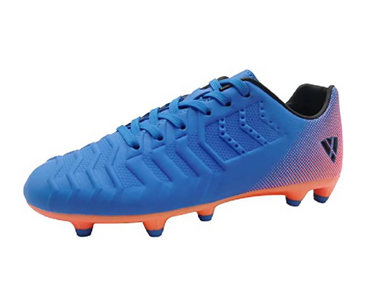 Vizari Laguna Firm Ground Soccer Cleat Youth - Royal Blue/Orange