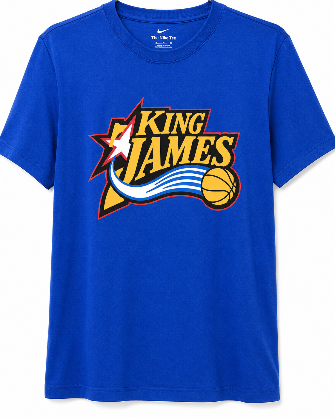 Nike Lebron James 'King James' Retro Philadelphia 76ers T-Shirt