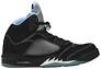M AIR JORDAN 5 BLACK CAROLINA