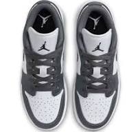 JORDAN 1 LOW 152 WHITE/BLACK-IRON GREY