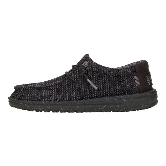 HEY DUDE WALLY YOUTH STRETCH SOX BLACK/BLACK