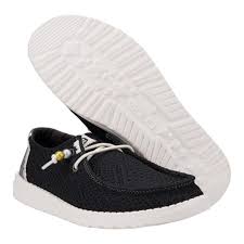 Hey Dudes Wendy Boho Crochet Black