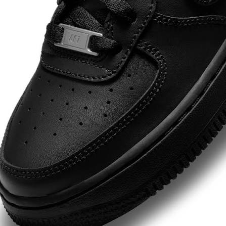 AIR FORCE 1 LE (GS) BLACK/BLACK