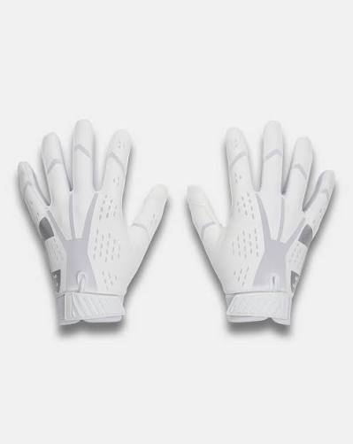 Under Armour Blur Football Gloves White