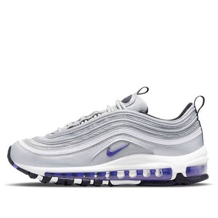 NIKE AIR MAX 97  METALLIC SILVER/PERSIAN VIOLET