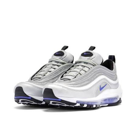 NIKE AIR MAX 97  METALLIC SILVER/PERSIAN VIOLET
