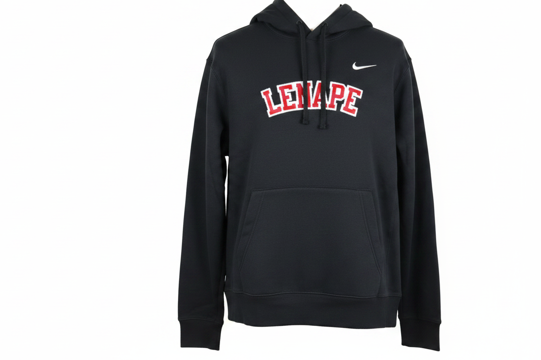 Lenape Nike Hoodie - White Background