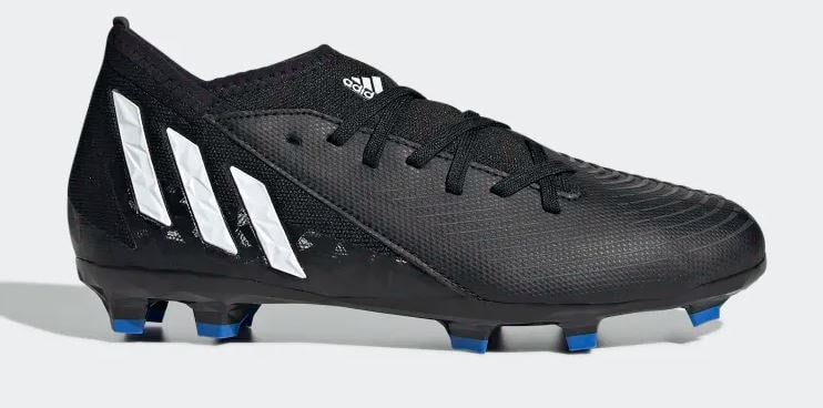 ADIDAS PREDATOR EDGE .3 FG J BLACK/WHITE/FUTURE RED