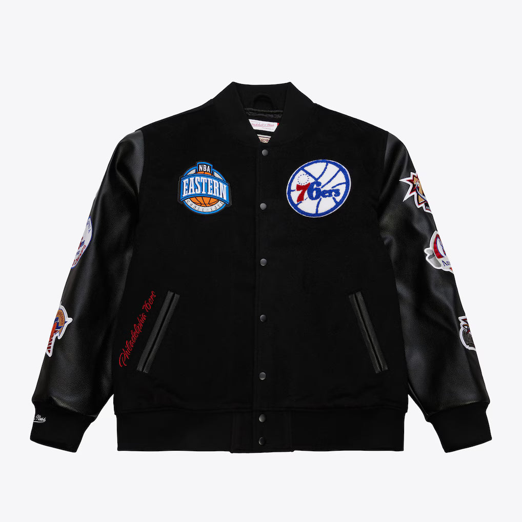 Mitchell & Ness Blackout Collection Vintage Varsity Jacket