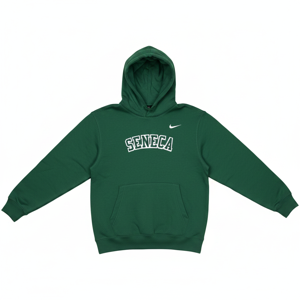 Seneca Nike Hoodie - White Background