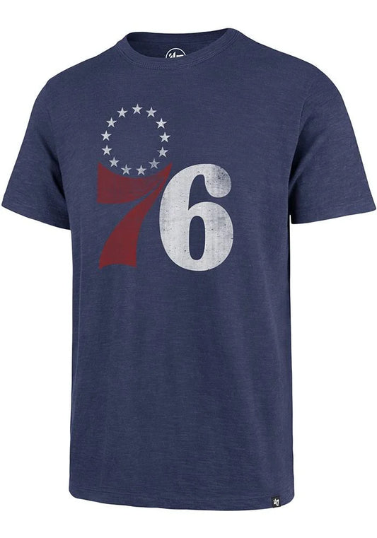 '47 Brand Philadelphia 76ers Grit Tee Mens
