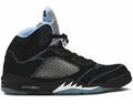 AIR JORDAN 5 (GS) BLACK/UNIVERSITY BLUE-WHITE