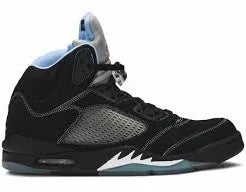 AIR JORDAN 5 (GS) BLACK/UNIVERSITY BLUE-WHITE