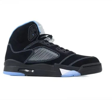 AIR JORDAN 5 (PS) BLACK/UNVERSITY BLUE-WHITE