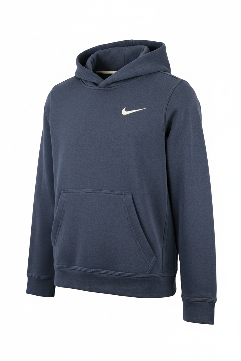 Slate Blue Nike Hoodie - White Background